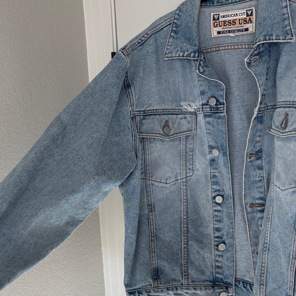 Guess Light Blue Denim Jacket - Picture 7 of 9